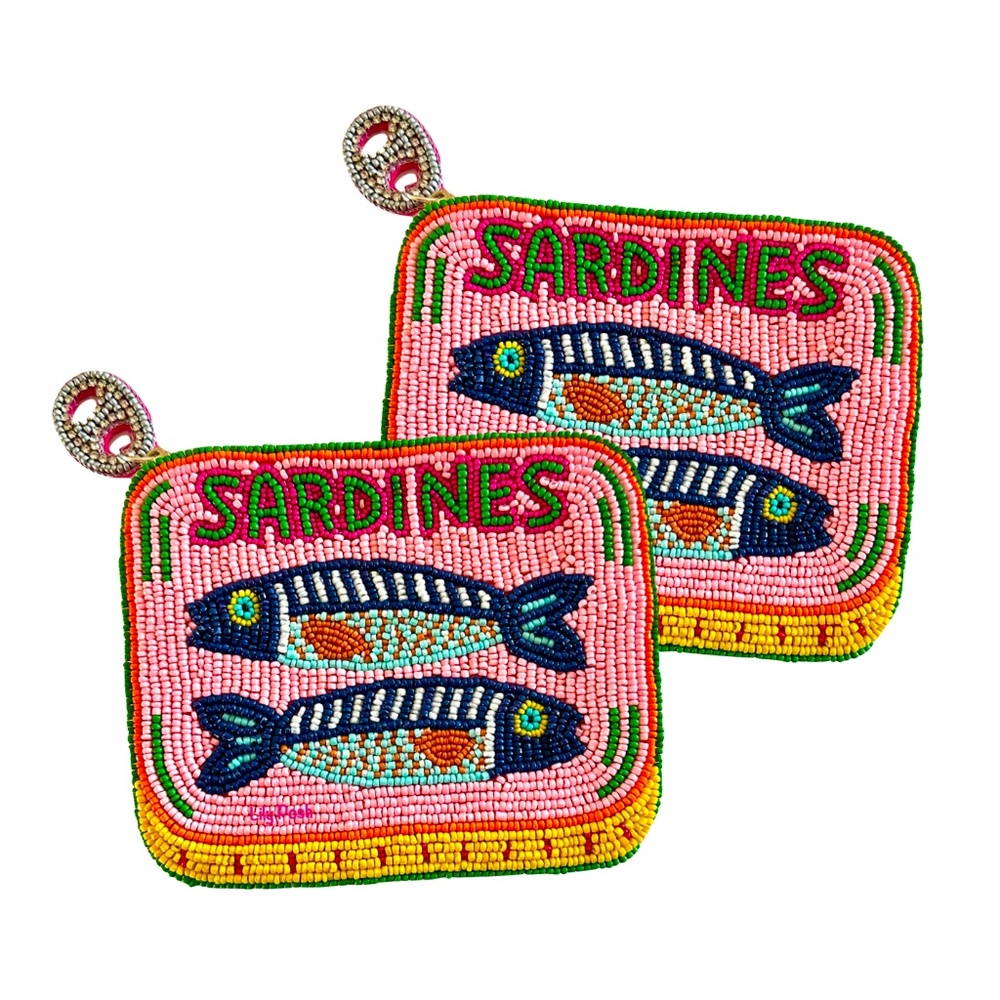 Sardine Coin Purse, Sardines in Tin Can Coin Pouch, Tinned Fish - Picture 2 of 2